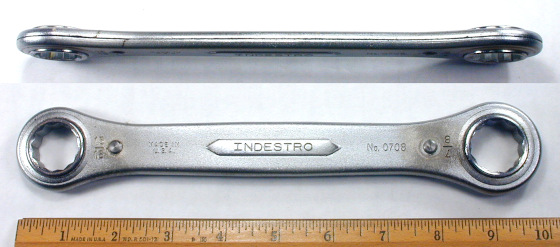 [Indestro 0708 13/16x7/8 Ratcheting Box Wrench]