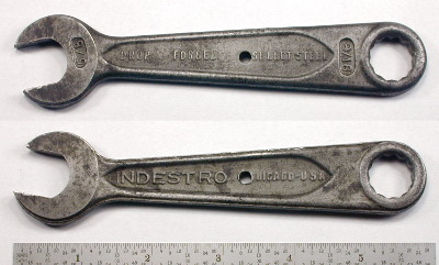 [Indestro Chicago 9/16x5/8 Open+Box Wrench]
