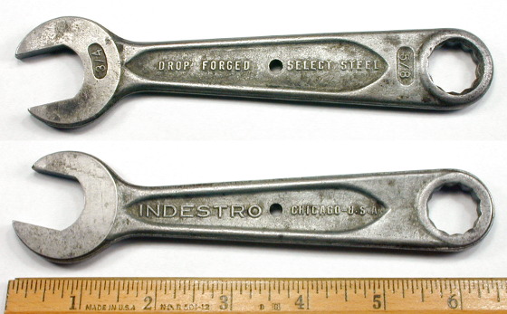 [Indestro Chicago 5/8x3/4 Open+Box Wrench]