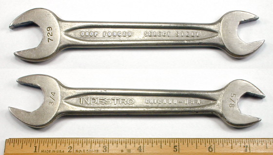 [Indestro Chicago No. 729 5/8x3/4 Open-End Wrench]