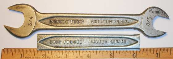 [Indestro Chicago No. 729 5/8x3/4 Open-End Wrench]