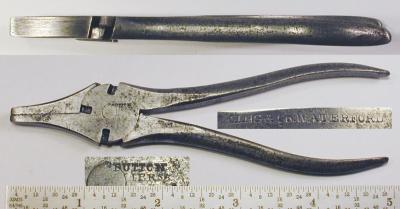 [J.M. King 5 Inch Button's Pattern Pliers]