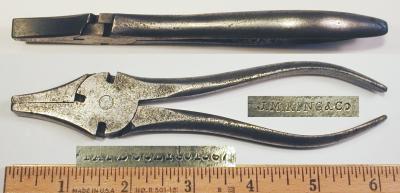 [J.M. King 6 Inch Button's Pattern Pliers]