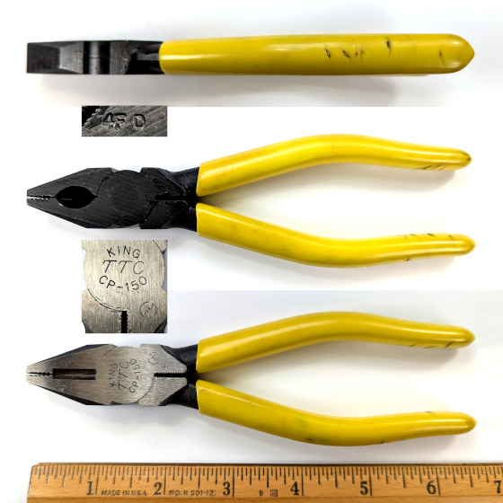 [King TTC CP-150 150mm Lineman's Side-Cutting Pliers]