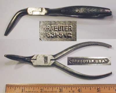 [Kraeuter 1631-5-1/2 5.5 Inch Bent Needlenose Pliers]