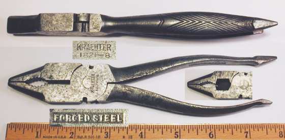 [Kraeuter 1821-8 8 Inch Lineman's Universal Combination Pliers]