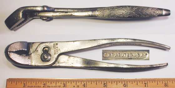 [Kraeuter 1923-8 8 Inch Bent-Nose Combination Pliers]