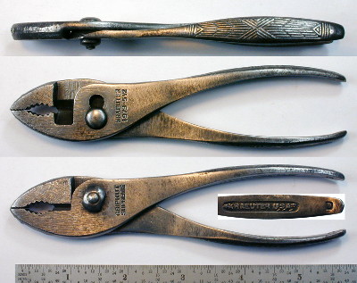 [Kraeuter 1973-5-1/2 5.5 Inch Slip-Joint Combination Pliers]