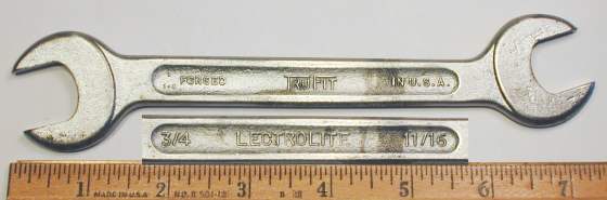 [Lectrolite TruFit 11/16x3/4 Open-End Wrench]
