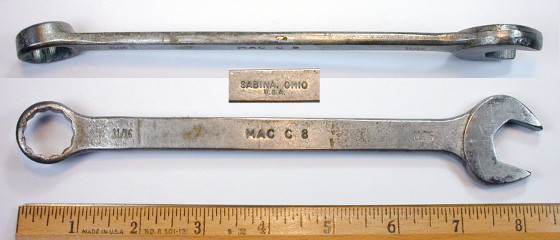 [MAC C8 11/16 Combination Wrench]