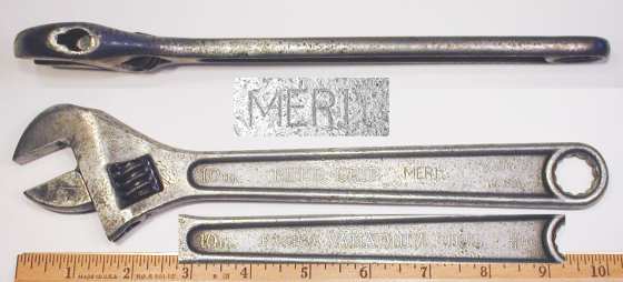 [Merit 10 Inch Adjustable Wrench]