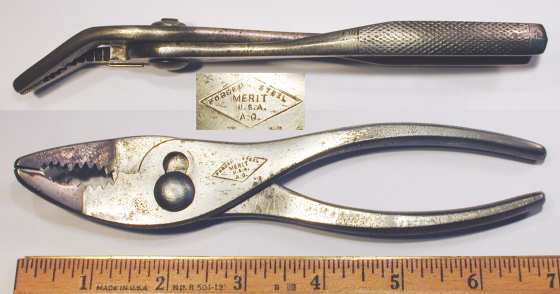 [Merit 4494 7 Inch Bent Thin-Nose Combination Pliers]