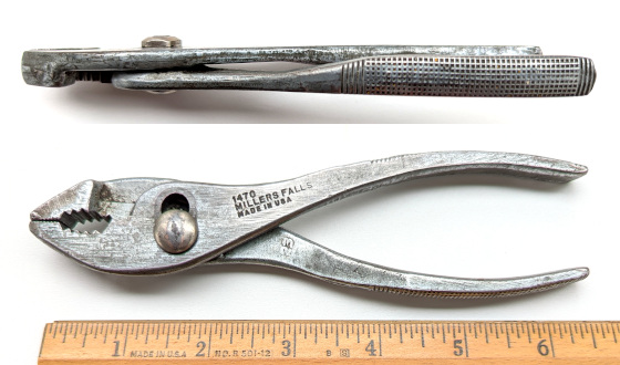 [Millers Falls No. 1470 6 Inch Slip-Joint Combination Pliers]