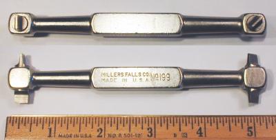 [Millers Falls No. 199 Four-Way Offset Screwdriver]