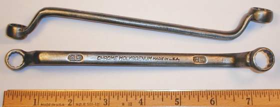 [Barcalo Chrome Molybdenum 3/8x7/16 Offset Box Wrench]