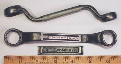 [New Britain NDF-304 5/8x11/16 Short Offset Box-End Wrench]