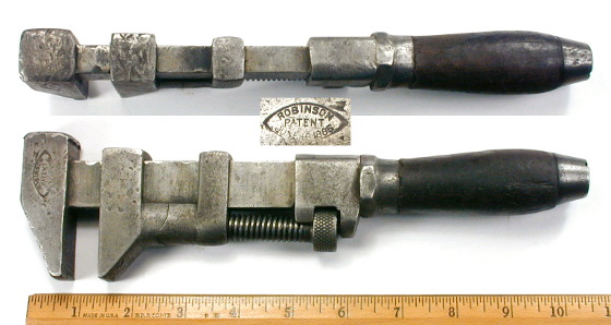 [Pexto Robinson's Patent 10 Inch Monkey Wrench]