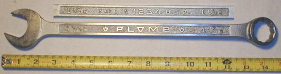 [Plomb 1234 1-1/16 Combination Wrench]