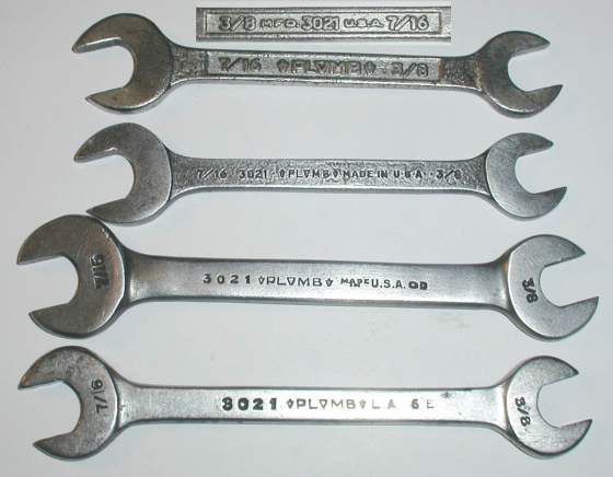 [Plomb 3021 Open-End Wrenches]