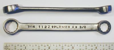 [Plomb 1122 3/8x7/16 Box-End Wrench]