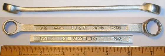 [Plomb 1127 1/2x19/32 Box-End Wrench]