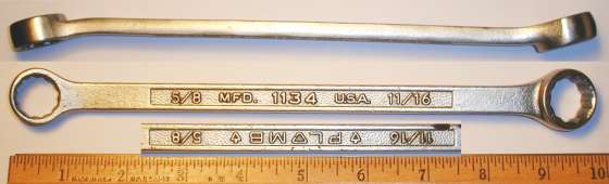 [Plomb 1134 5/8x11/16 Box-End Wrench]
