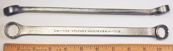 [Plomb 1135 11/16x3/4 Box-End Wrench]