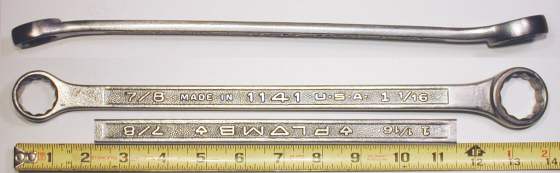 [Plomb 1141 7/8x1-1/16 Box-End Wrench]