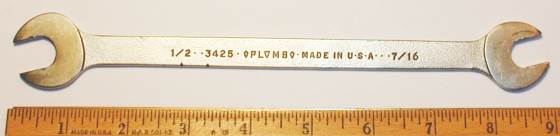 [Plomb 3425 7/16x1/2 Tappet Wrench]