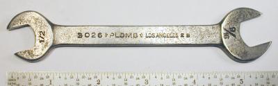 [Plomb 3026 1/2x9/16 Open-End Wrench]