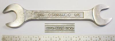 [Plomb 3026 1/2x9/16 Open-End Wrench]