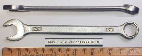 [Proto Los Angeles 1220 5/8 Combination Wrench]