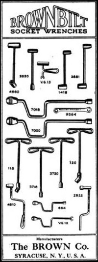 [1922 Notice for Brownbilt Tools]
