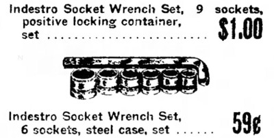 [1926 Advertisement for Indestro Socket Sets]