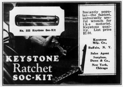 [1927 Ad for Keystone No. 555 Soc-Kit Set]
