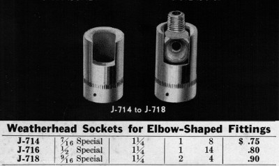 [1939 Catalog Listing for Herbrand 3/8-Drive J-71x Weatherhead Sockets]