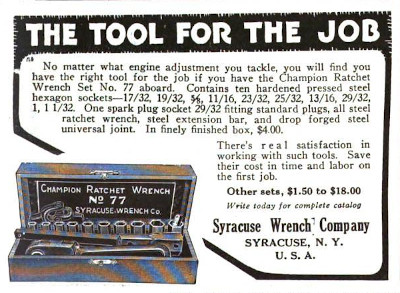 [1917 Ad for Syracuse Champion No. 77 Set]