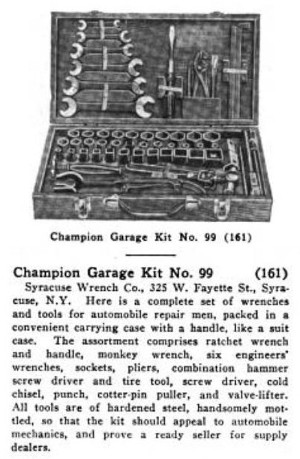 [1918 Notice for Champion No. 99 Set]