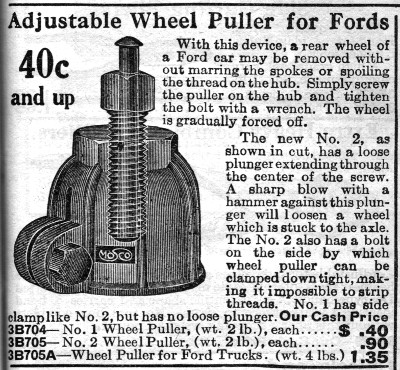 [1919 Catalog Listing for Mosco Wheel Puller]
