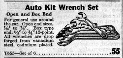 [1935 Catalog Listing for Auto-Kit Wrenches]