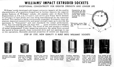 [1968 Catalog Description of Impact Extruded Sockets]
