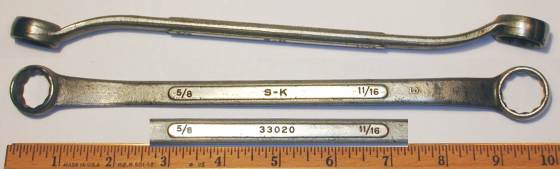 [S-K 33020 5/8x11/16 Offset Box Wrench]