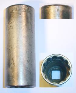 [Snap-on 1/2-Drive {S-320 1/2} 1 Inch Deep Socket]