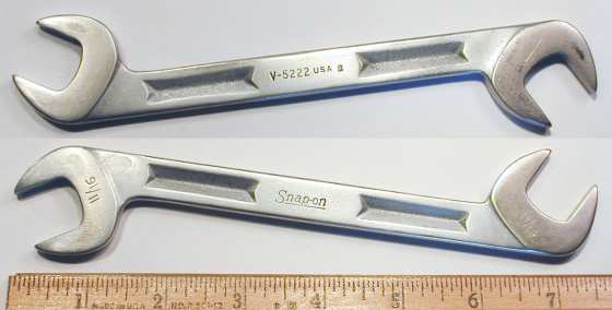 [Snap-on V-5222 11/16x11/16 Angle-Head Wrench]