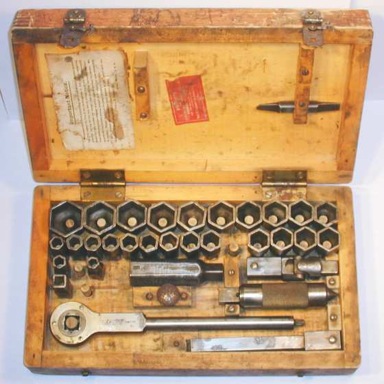 [Starrett No. 443-A Pressed-Steel Socket Set]