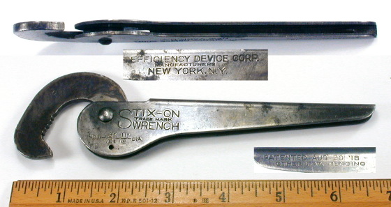 [Stix-On No. 1 Self-Adjusting Wrench]