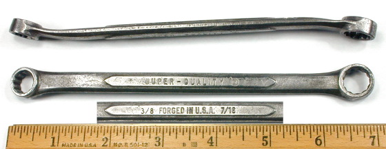 [Indestro Super-Quality 711 3/8x7/16 Box-End Wrench]