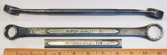 [Super-Quality 715 3/4x7/8 Box-End Wrench]
