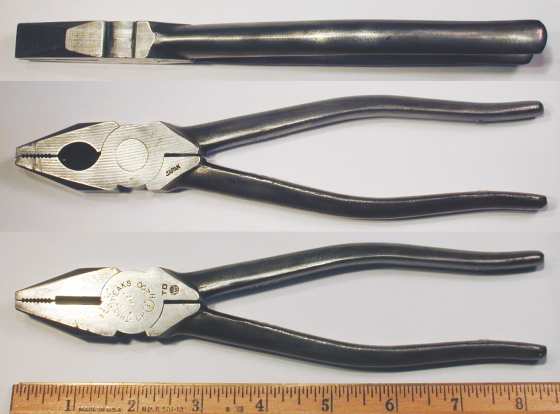 [Three Peaks CP-200 8 Inch Lineman's Side-Cutting Pliers]