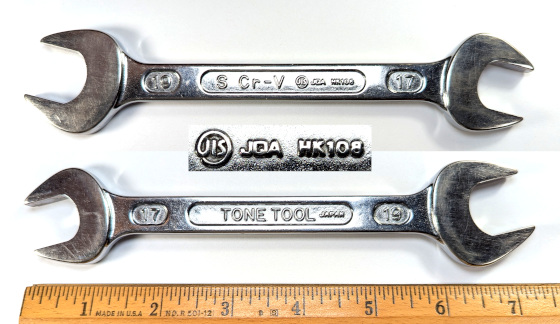 [Tone Tool S-1719 HK 17x19mm Open-End Wrench]